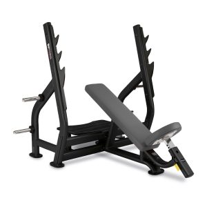 Lutande Bänkpress Med Vikthäng Stål Svart - BH Fitness
