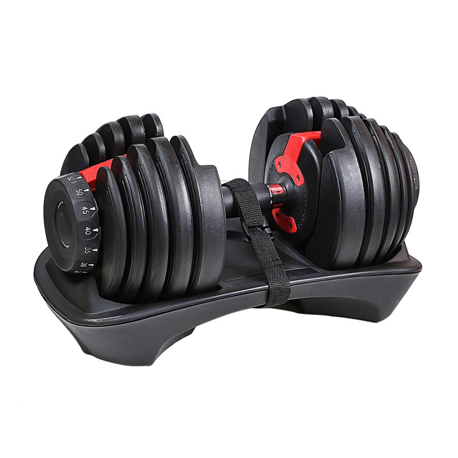 Justerbart Hantelset 52 kg från HMS