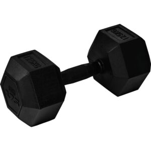 Master Fitness Nero Rubber Coated Hex, Hex hantlar
