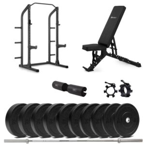 Masterfit - 300 Half Rack Bumper Styrkepaket – 90 kg