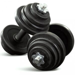Hantlar 2x15kg ställbar vikt | Perfekt för hemmabruk | Trekkrunner