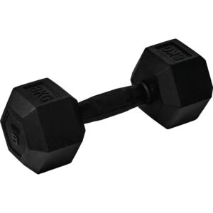 Master Fitness Nero Rubber Coated Hex, Hex hantlar