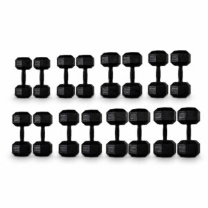 Master Fitness Rubber Coated Hex Paket 12,5-30 kg, Paket hantlar - Hex