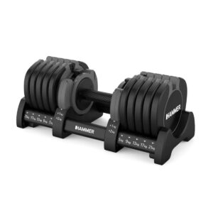 Hammer StrongLock 8.0 justerbar hantel, 4-23 kg